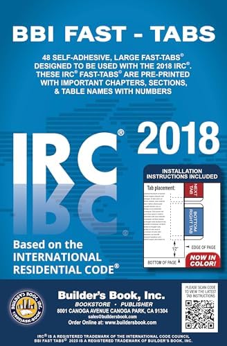 2018 International Plumbing Code (IPC) Fast Tabs: Builders Book